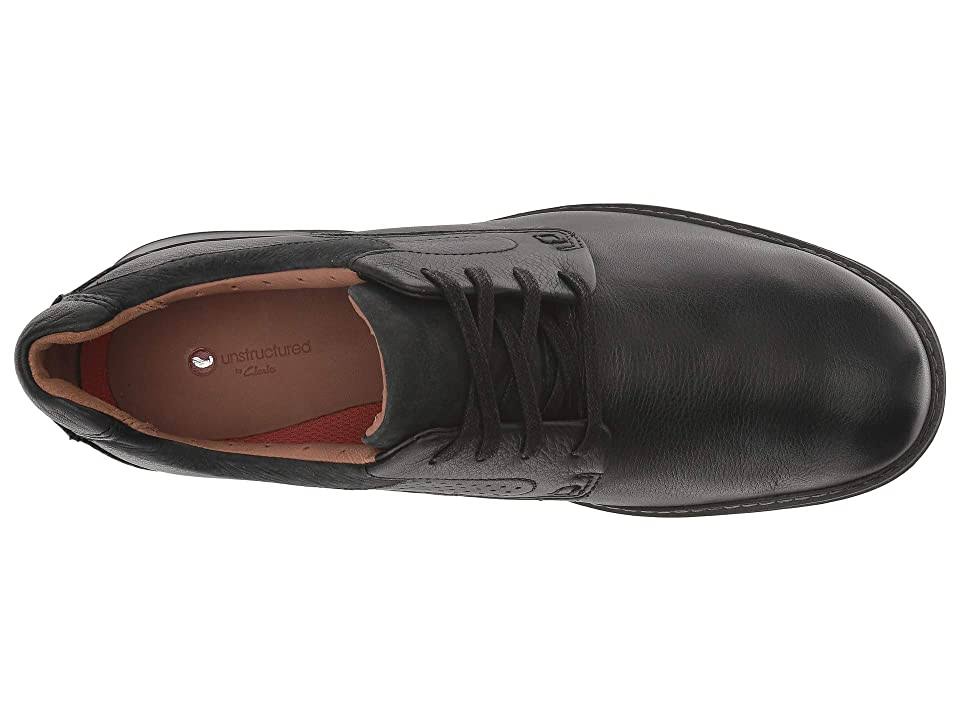 Black Leather Un Ramble Lo Shoes P712