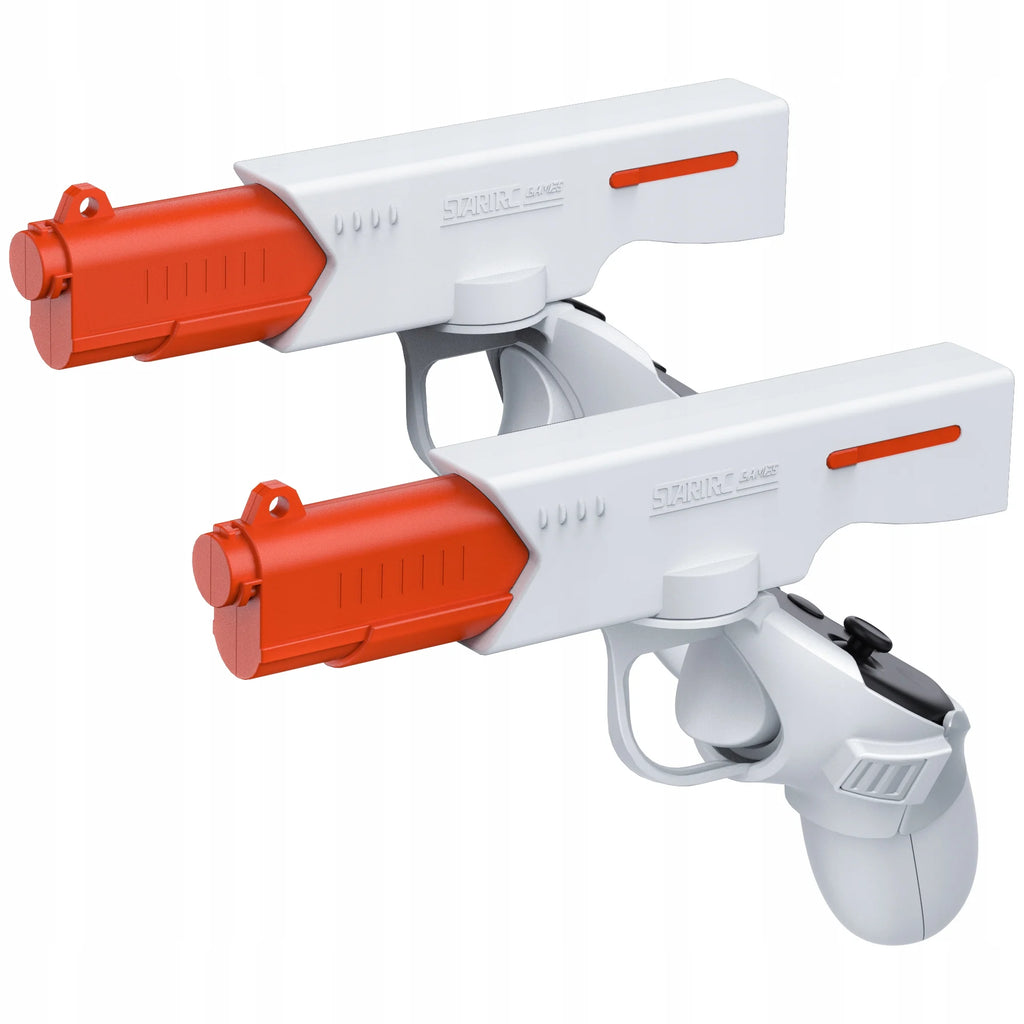 Orange & White Gun Stock for Meta Quest 3 J638