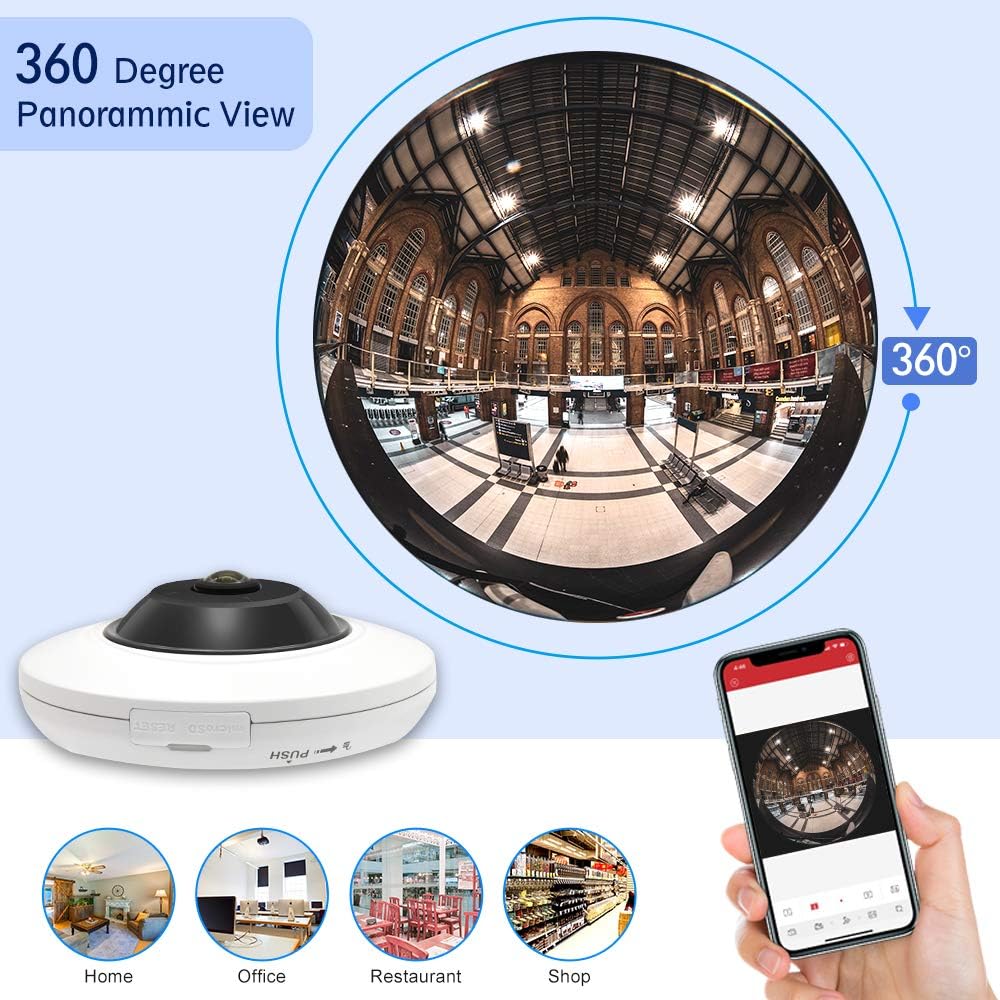 5 MP Fisheye Dome POE IP Camera M841290