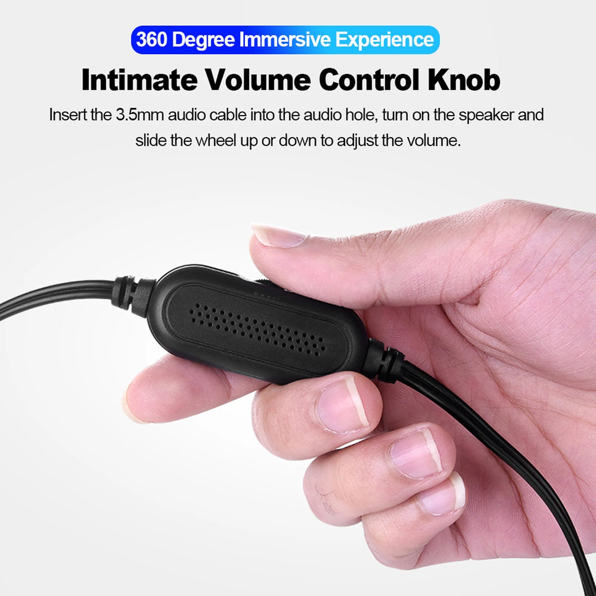 USB Wired Computer Speaker Bar Stereo Subwoofer with 3.5mm Audio Input E6484