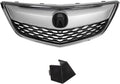 Silver Black Front Grille Cover S571385
