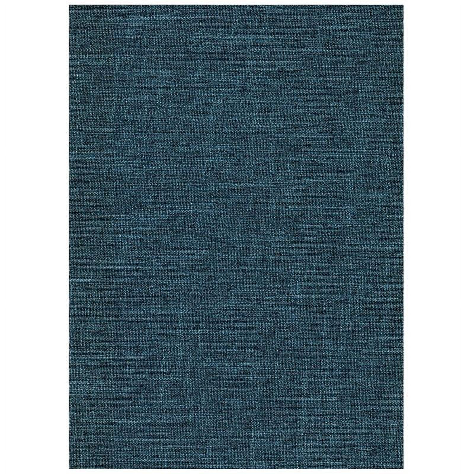 Aqua Blue Linen Fabric Futon I236