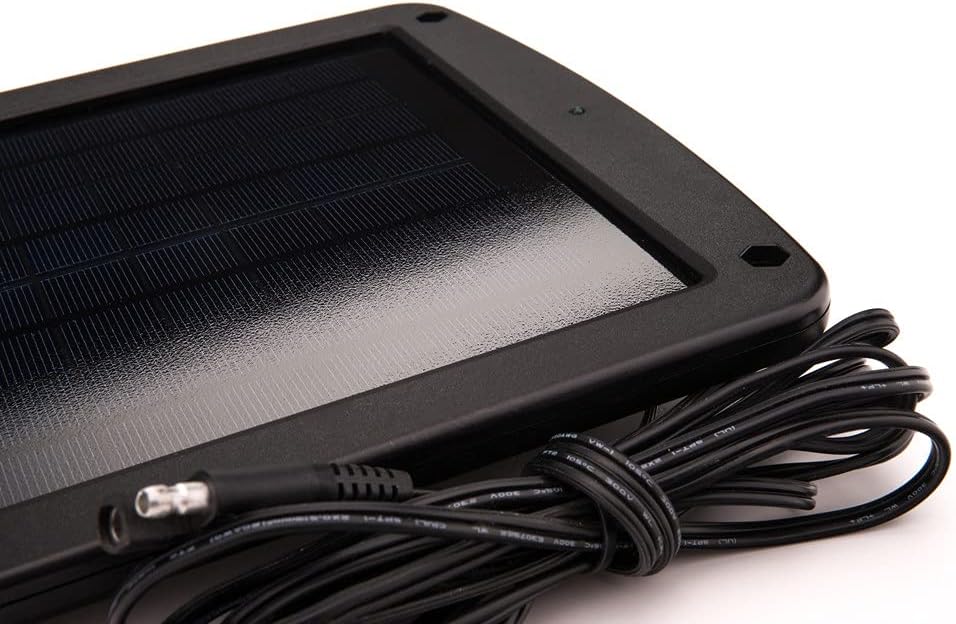 5 Watt Solar Battery Charger 12V and Maintainer with Ring Terminal Cable G7251