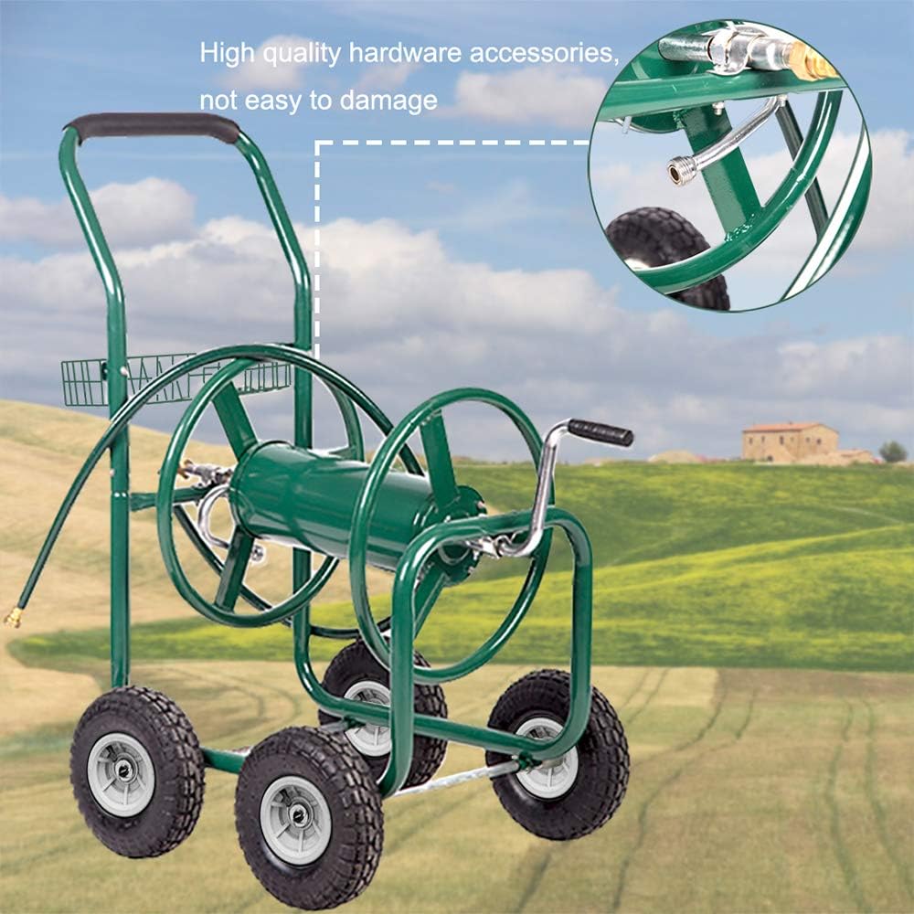 Garden Water Hose Reel Cart with 300FT Hose G967760