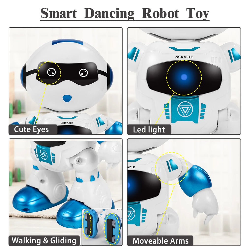 Blue Smart Robot Toys with Sound LED Eyes U8130