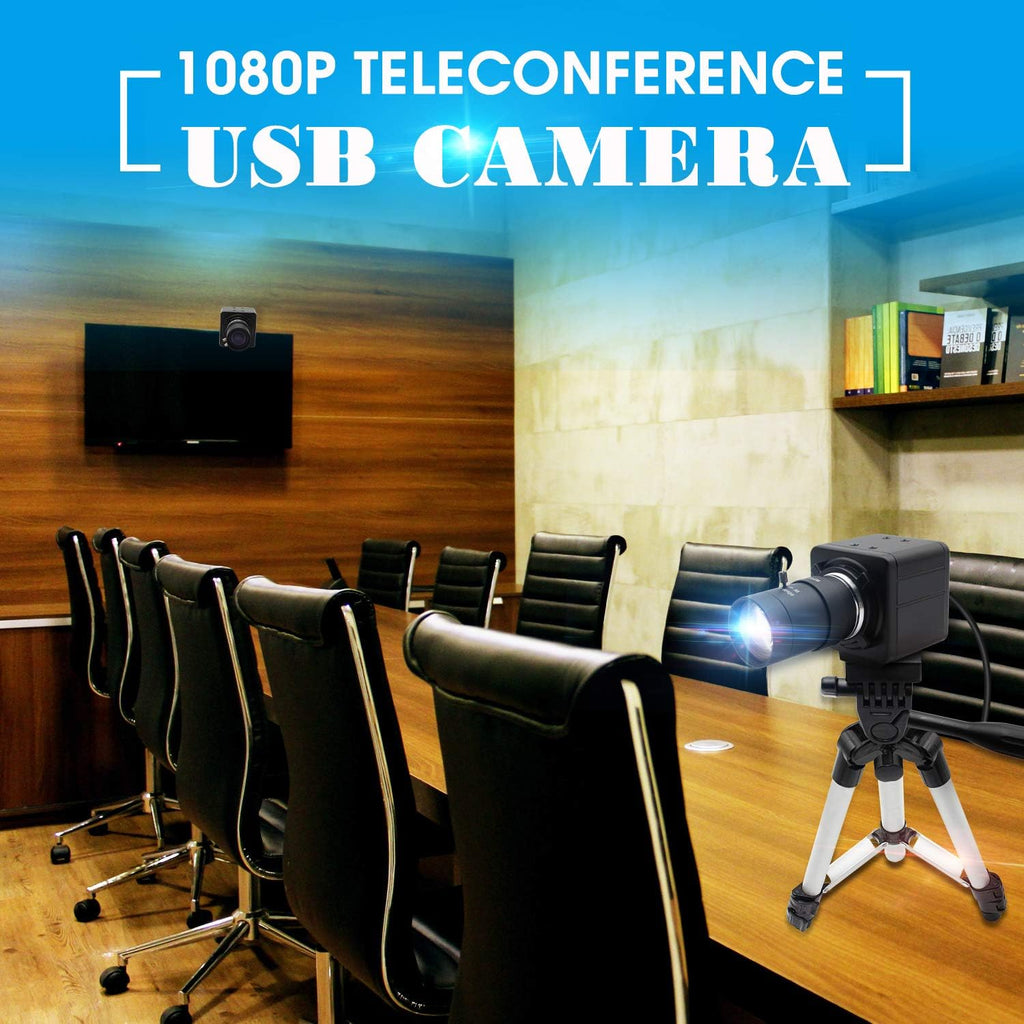 2MP USB Webcam with 5-50mm Varifocal Lens, Pack of 2 M537839
