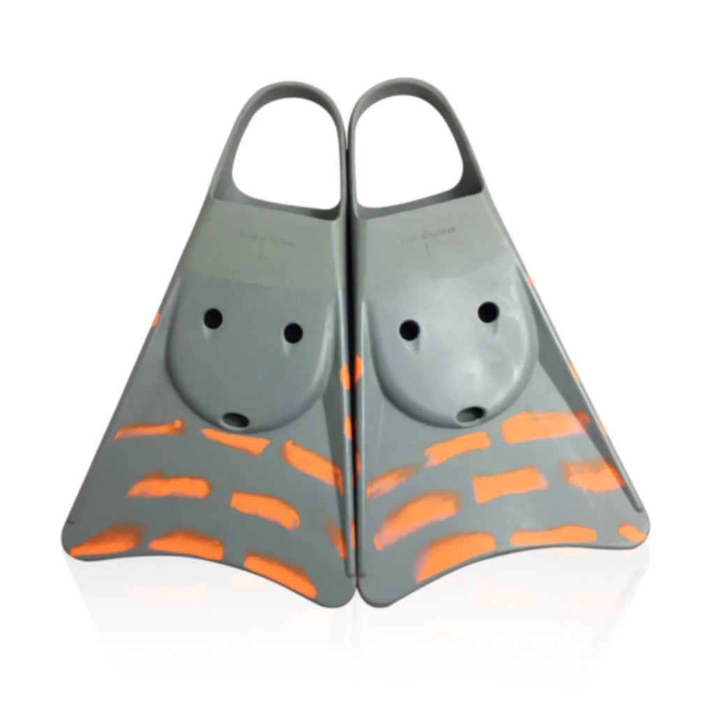 Swimfins Grey/Orange stripes XS W85087