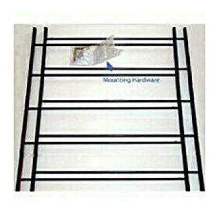Black 5 Bar Window Guards 25 by 23 to 42 inch Case of 3 P876055