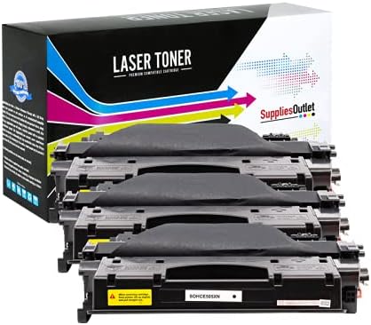4 Pack High Yield Black Toner Cartridge V614