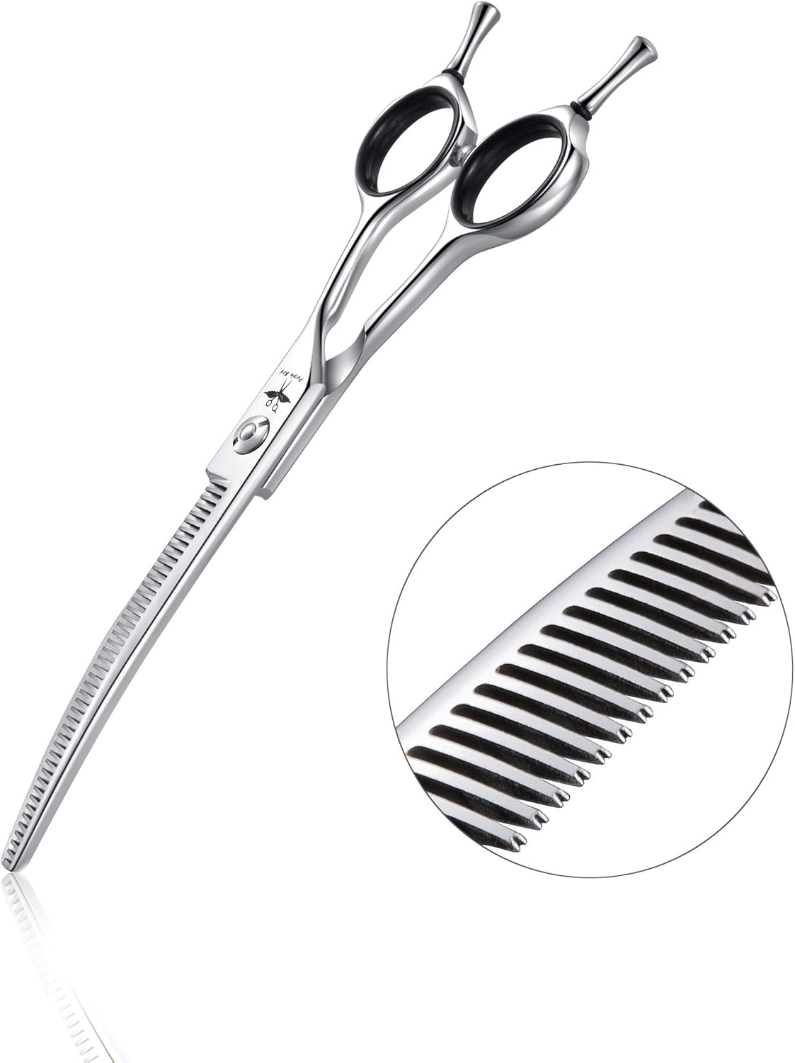 6.5 Inch Dog Grooming Scissors Japanese Stainless Steel Silver A410