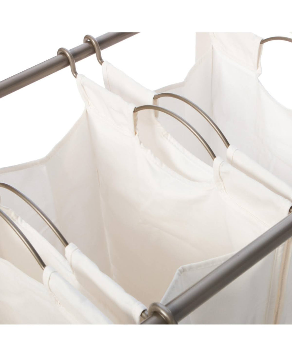 White 3 Bag Laundry Cart U789268