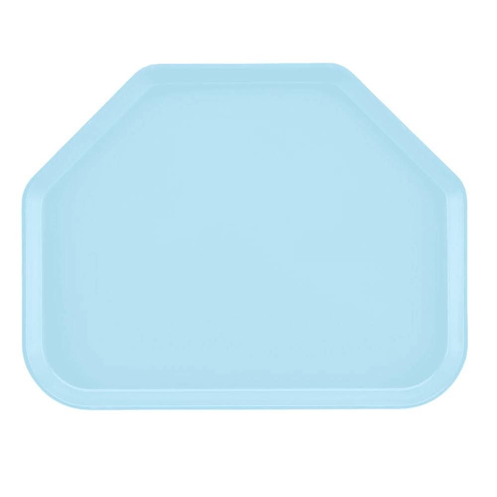 Sky Blue Trapezoidal Cafeteria Camtray 19 1/2x22 x 14 1/2x22 N818313