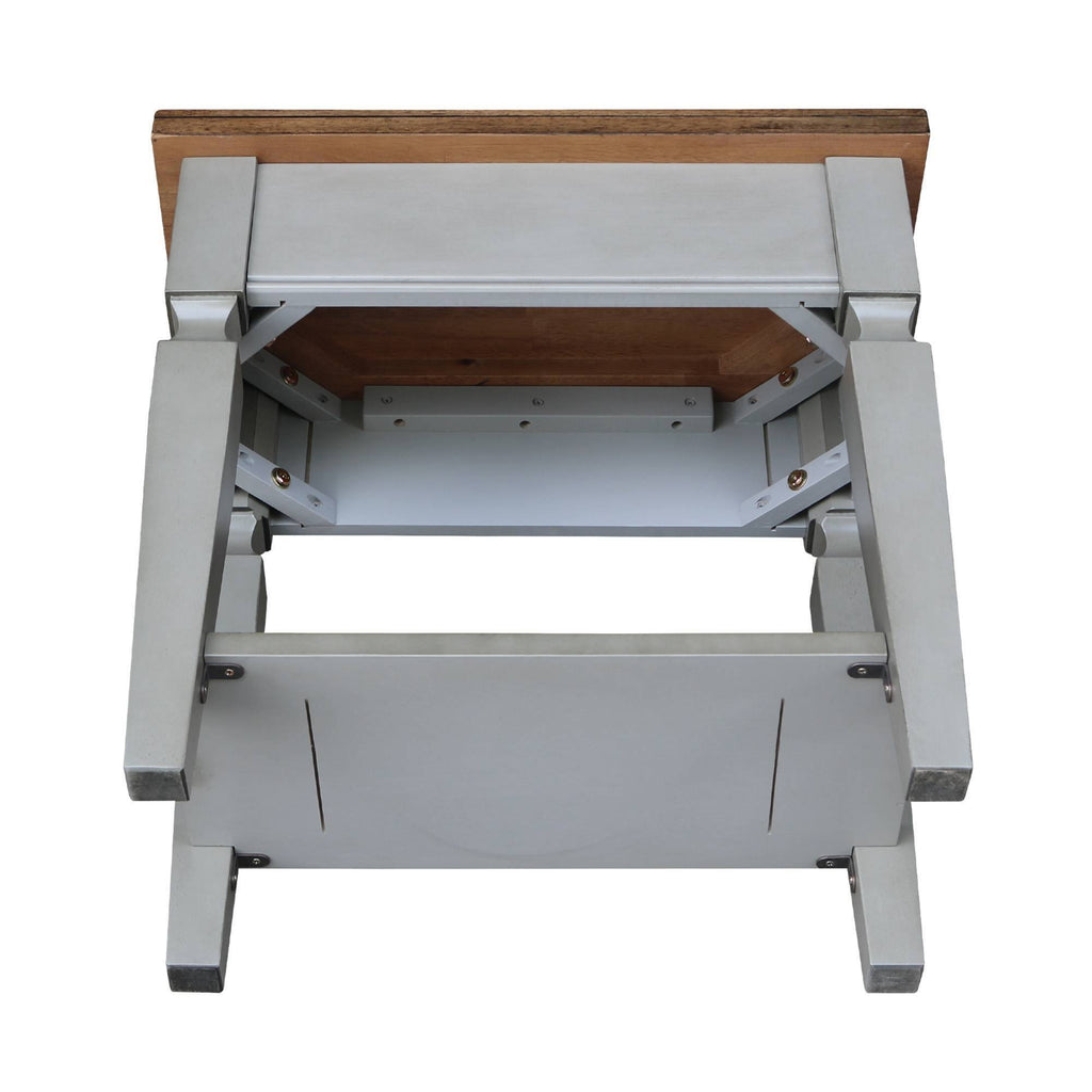 Vista Side Table Hickory Stone Finish W65190