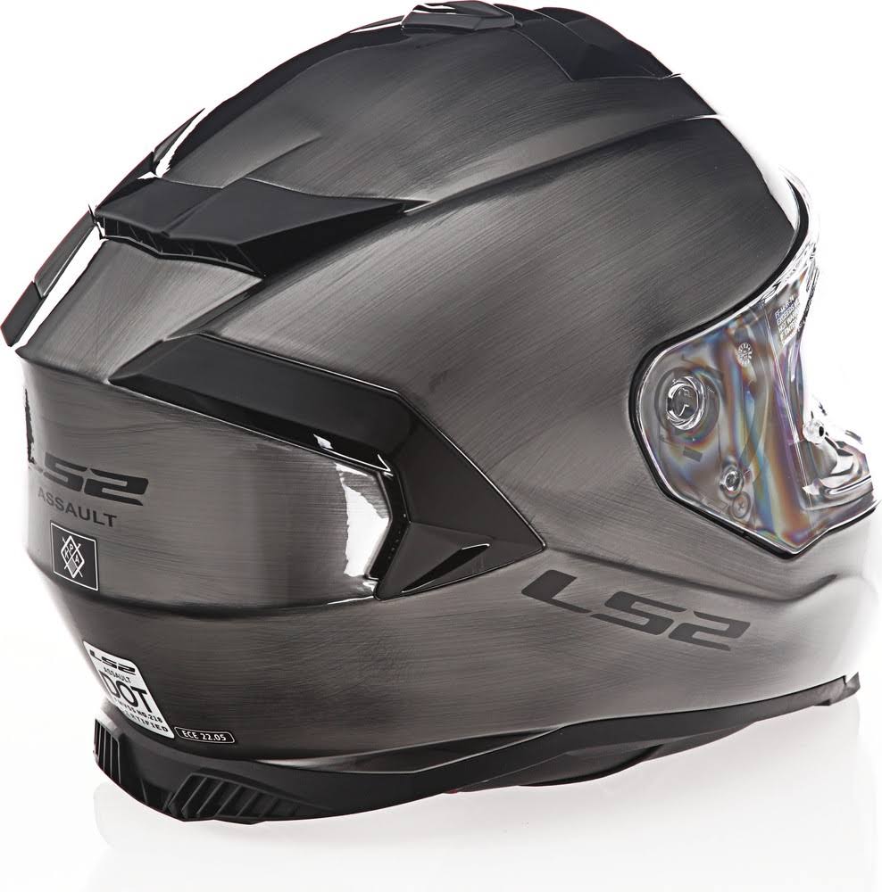 Brushed Alloy Solid Helmet Q120