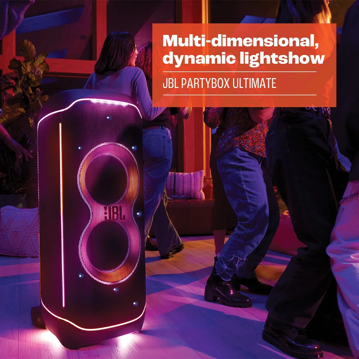 Waterproof Wi-Fi Party Speaker with Dolby Atmos B748988
