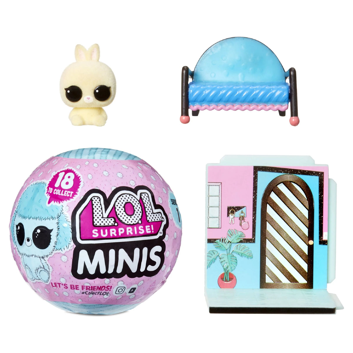 Fuzzy Tiny Animals Minis C503193