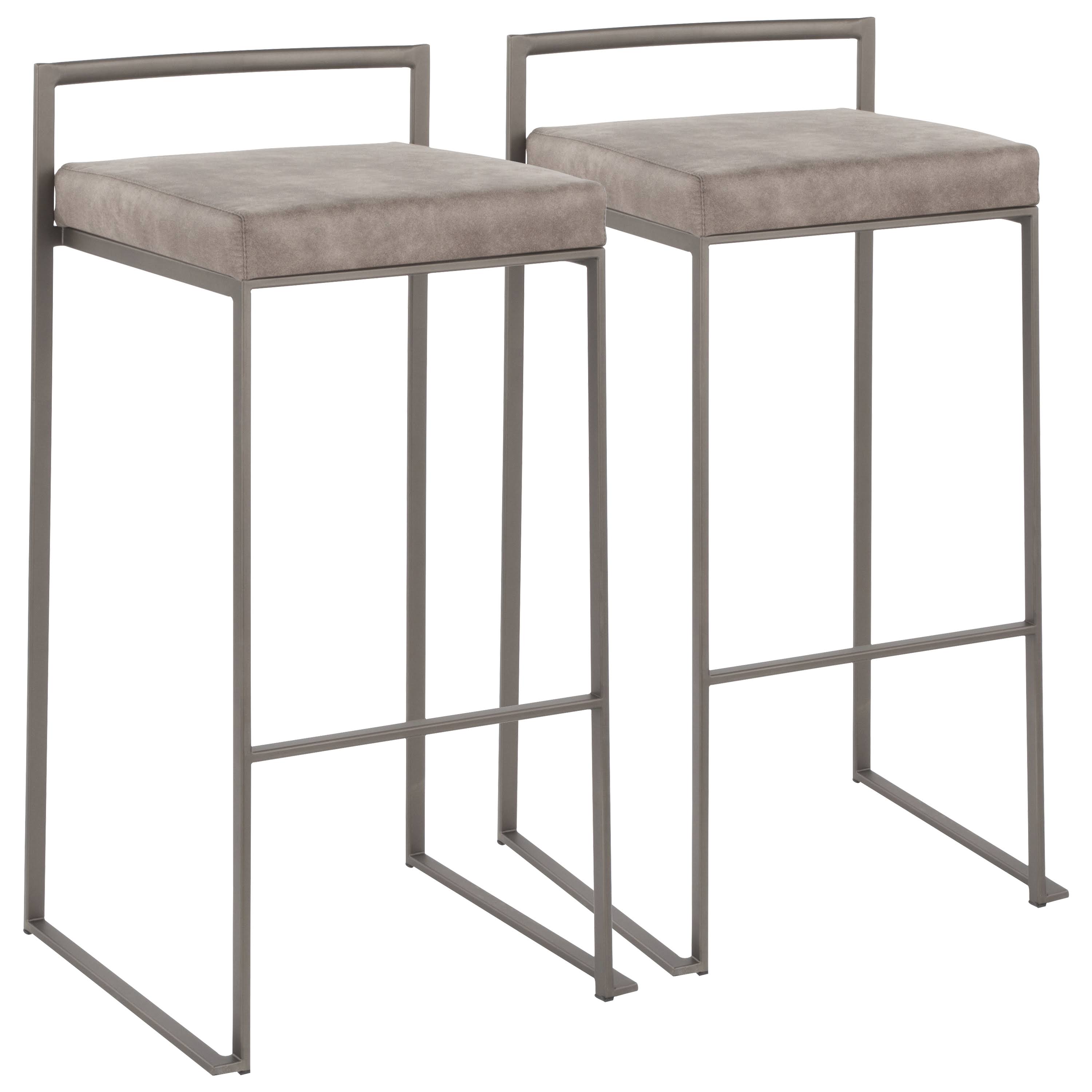 Stackable Barstool Set of 2 Y3906