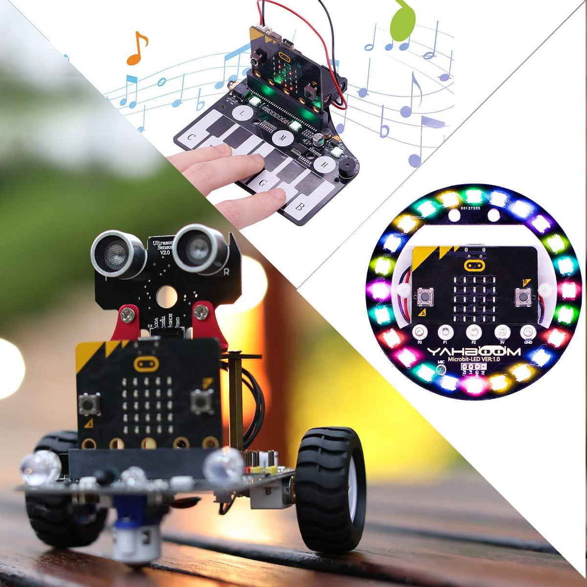 Smart Robot Car with IR and APP for Micro:bit V2/V1.5 I89911