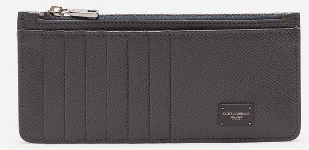 Gray Logo Card Case U858