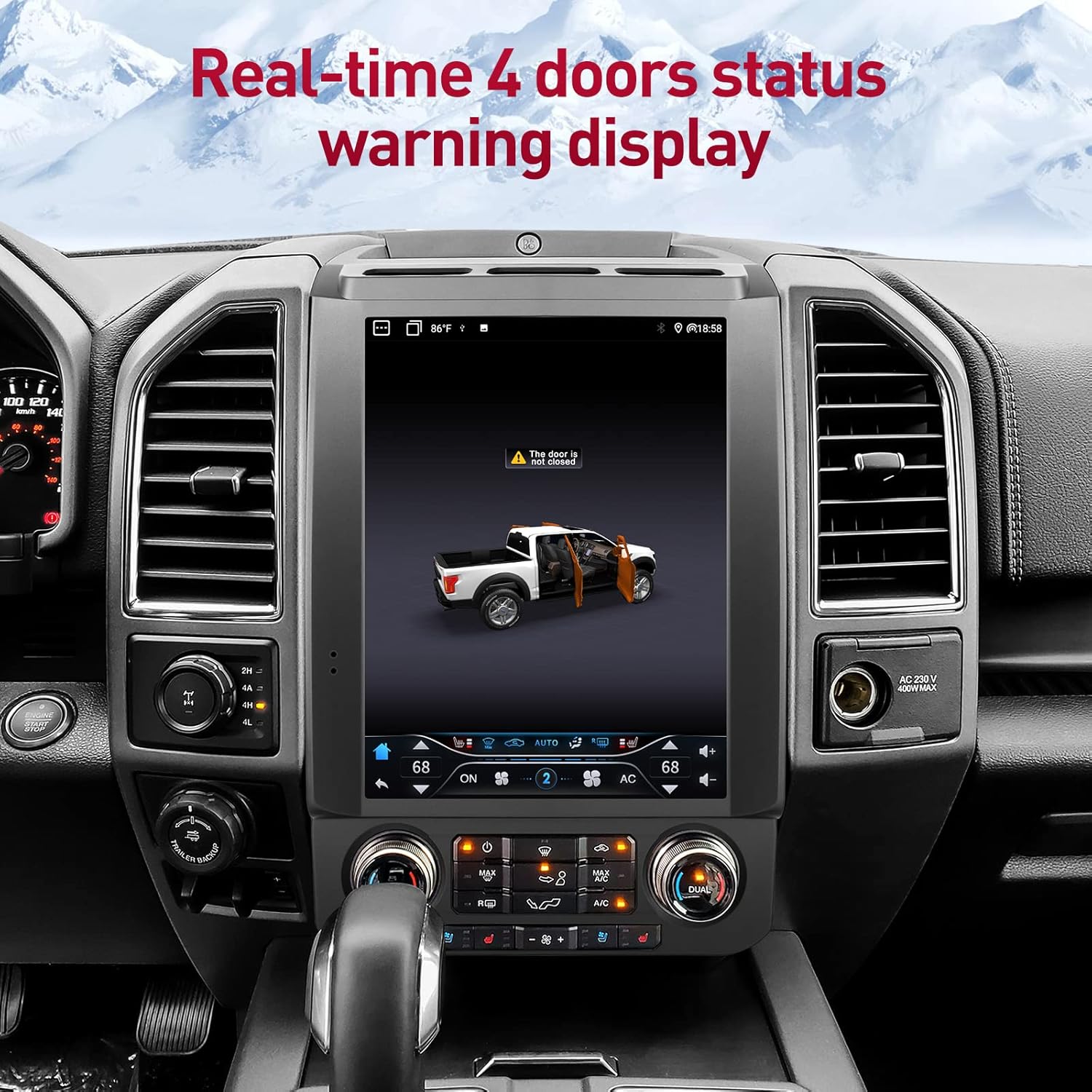 Car Radio Stereo with Wireless Carplay Bluetooth N587