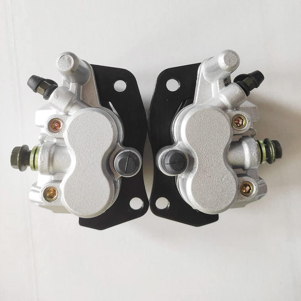Front Left Right Brake Caliper with Pads, Mounting Bracket F80938