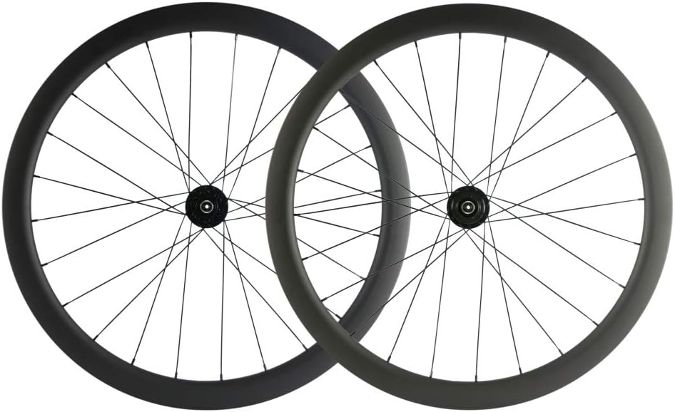 Carbon Fiber Disc Brake Wheelset 700c Road Wheel 25mm Width UD Matt 30mm H2150