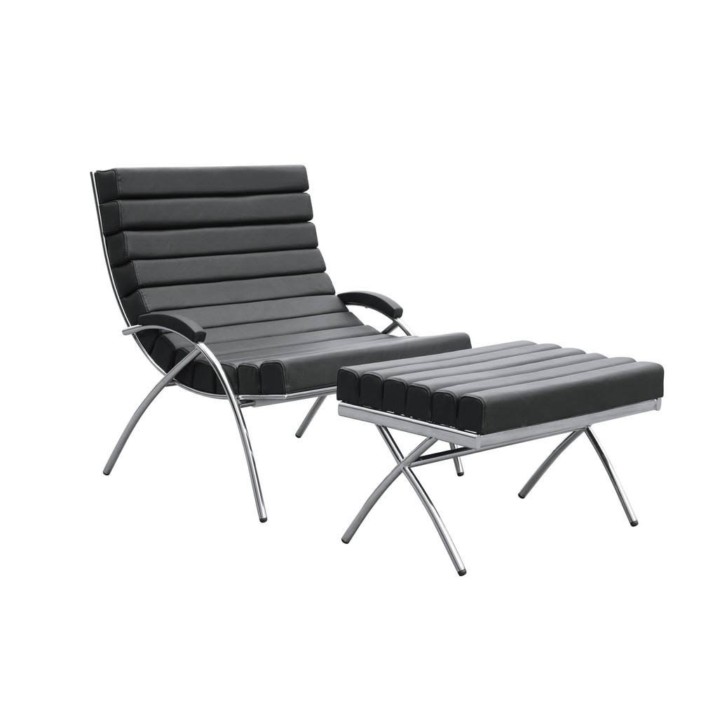 White Chair and Ottoman X327