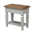 Vista Side Table Hickory Stone Finish W65190