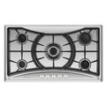 36 in. Recessed Gas Stove Cooktop with 5 Sealed Burners in Stainless Steel H9207