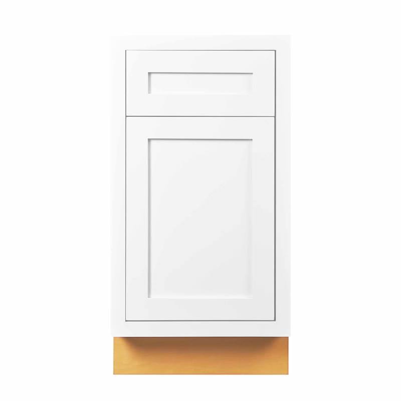 White 1 Door Base Cabinet D653985