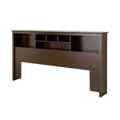 King Espresso Bookcase Headboard Z10575