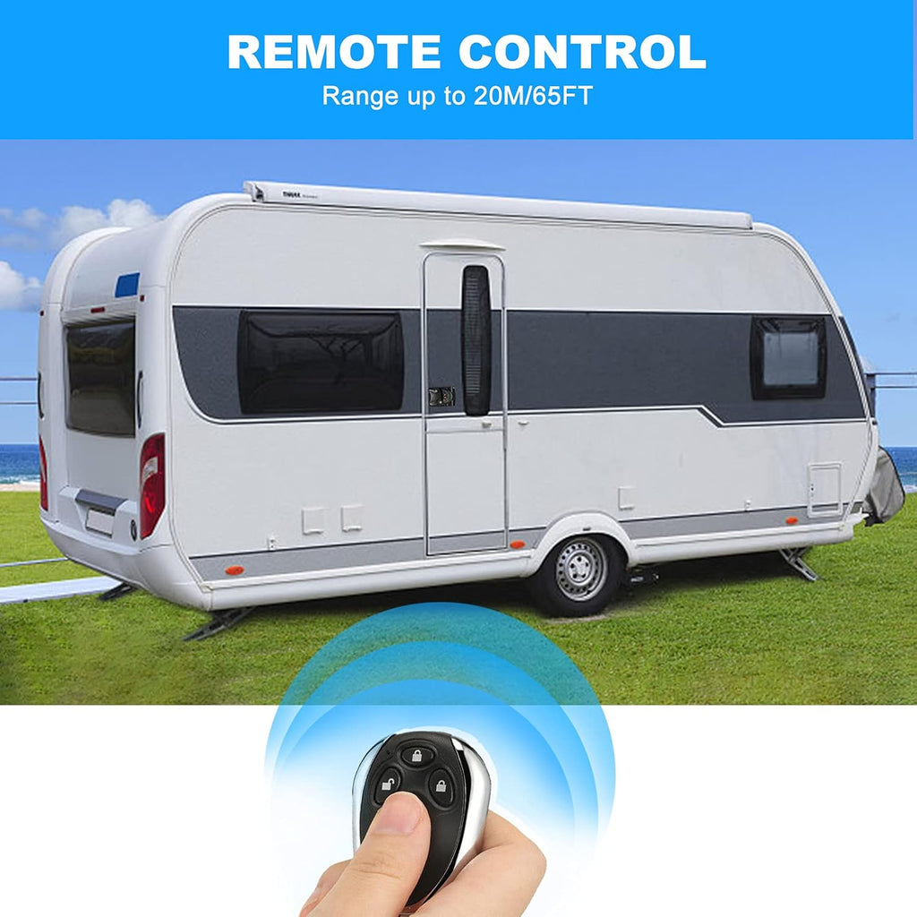 Keyless Entry Door Lock Handle Latch Zinc Alloy Wireless with Keypad Remote Control J8505