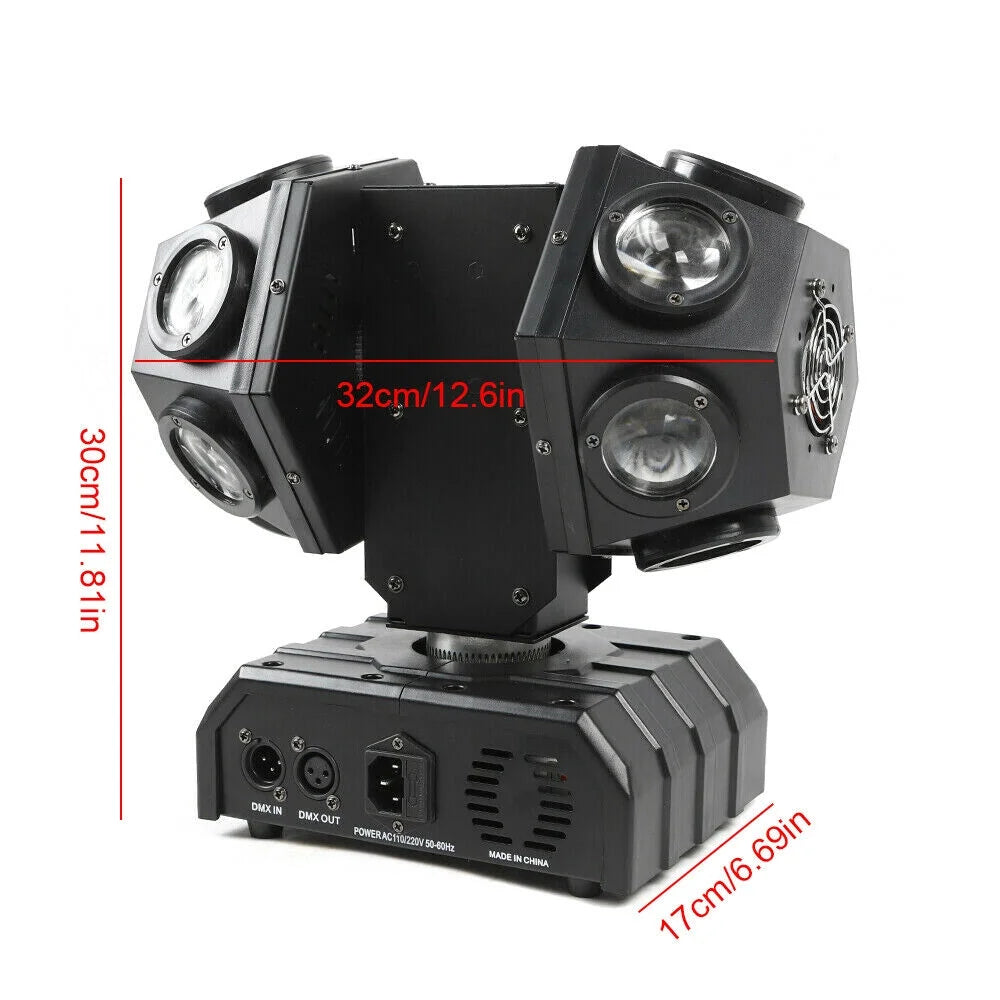 DJ Lighting LED Stage Light Pinspot Uplighting DMX512 RGBW Lights P452