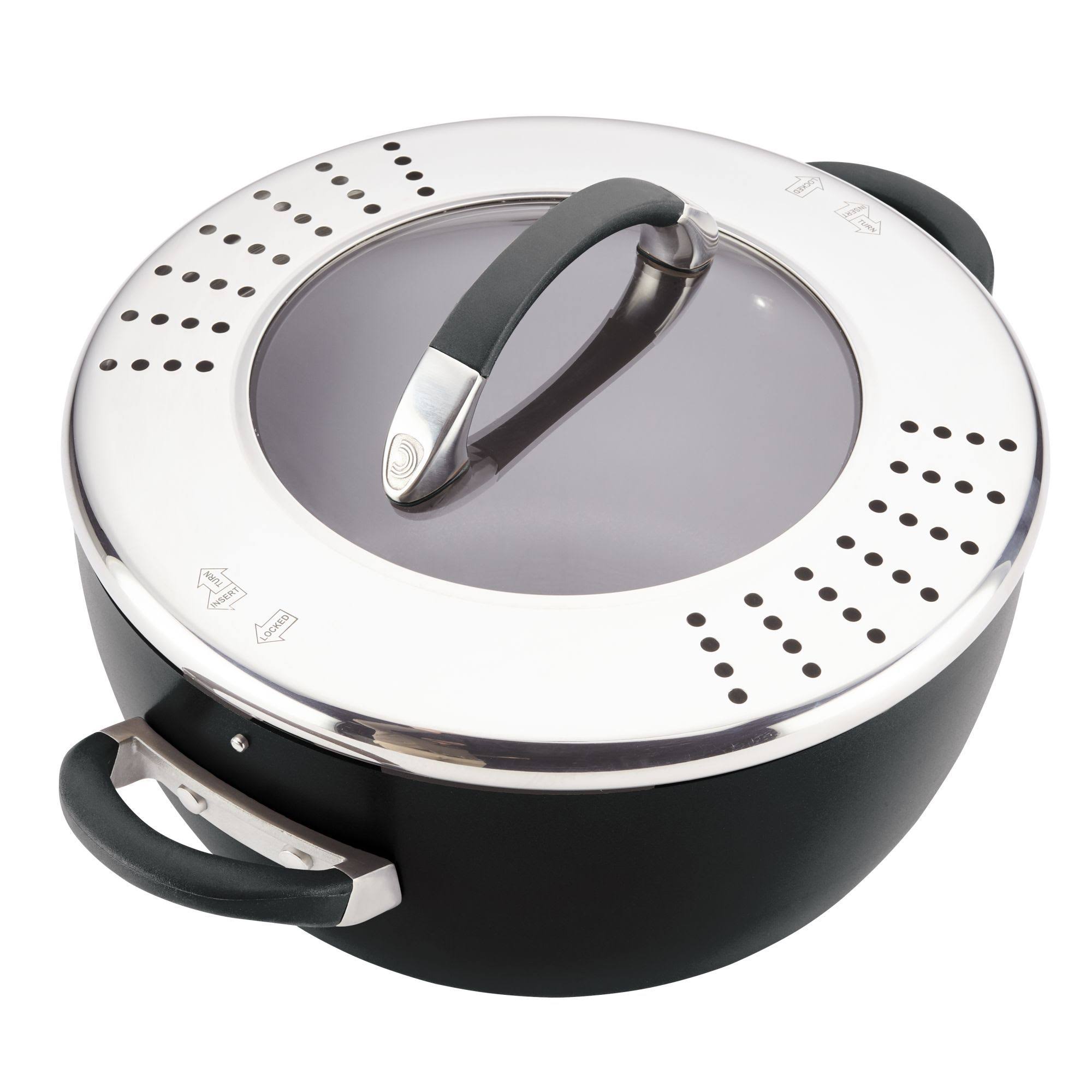 5.5-Quart Covered Straining Casserole M543