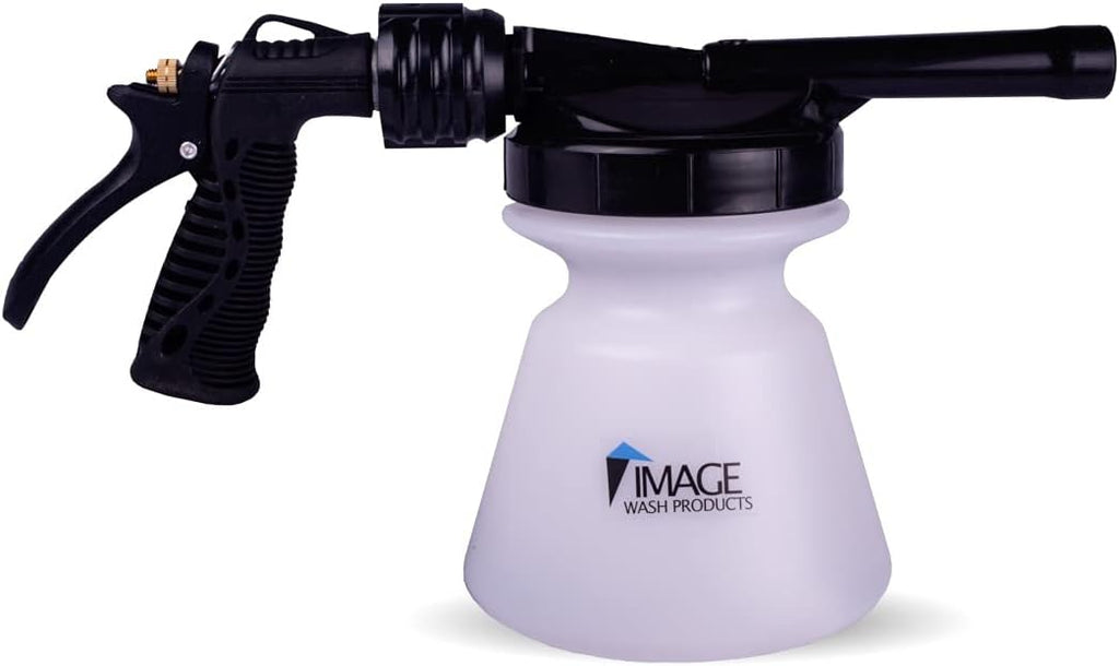 Foam-on/Rinse-Off Coating with Garden Hose Foam Cannon and Gallon of Wax Replacement F4231