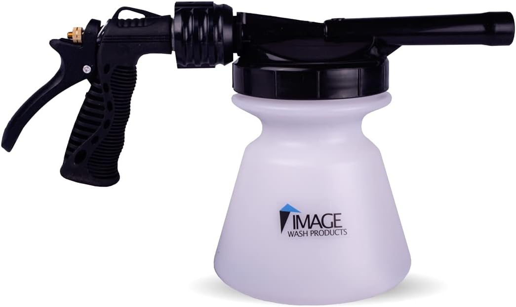 Foam-on/Rinse-Off Coating with Garden Hose Foam Cannon and Gallon of Wax Replacement F4231