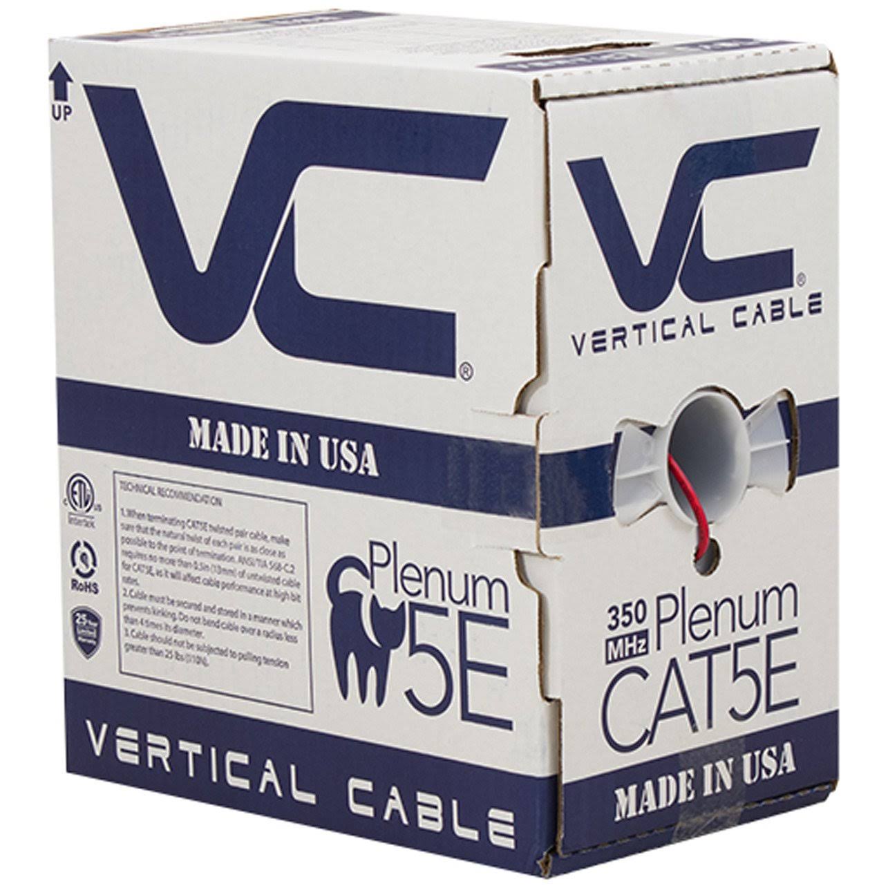 Cat5e UTP Bulk Ethernet Cable 1000ft Red A524