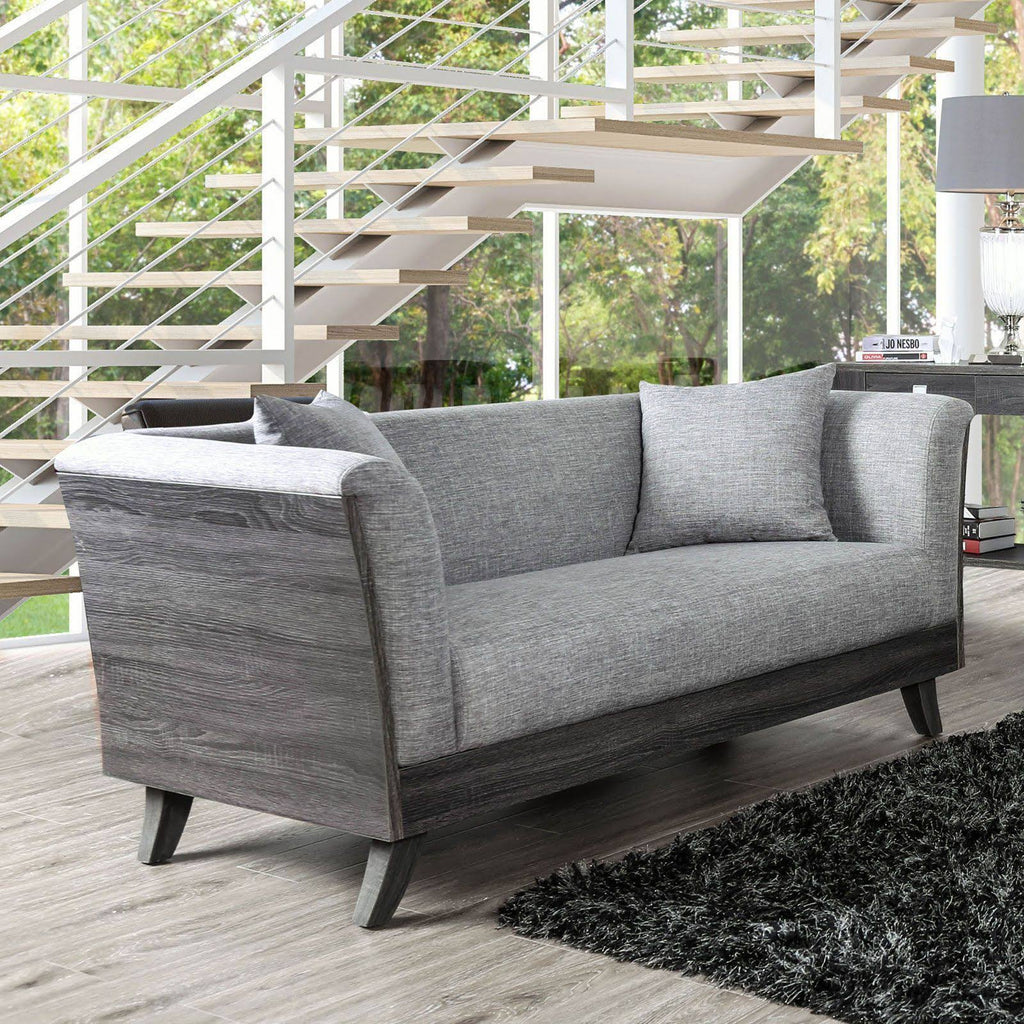 Gray Loveseat F5587