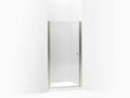 Matte Nickel Frameless Pivot Shower Door A95851