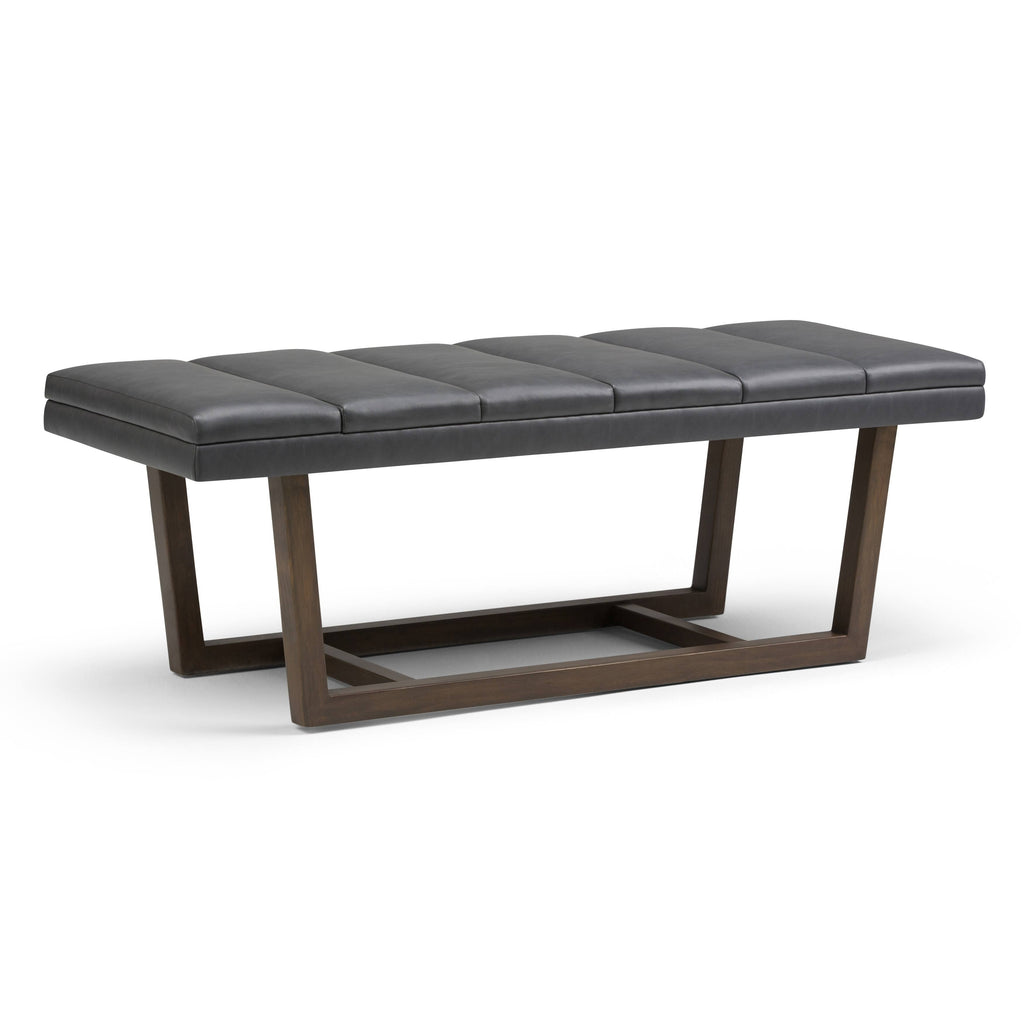 Stone Grey Ottoman Bench H3805
