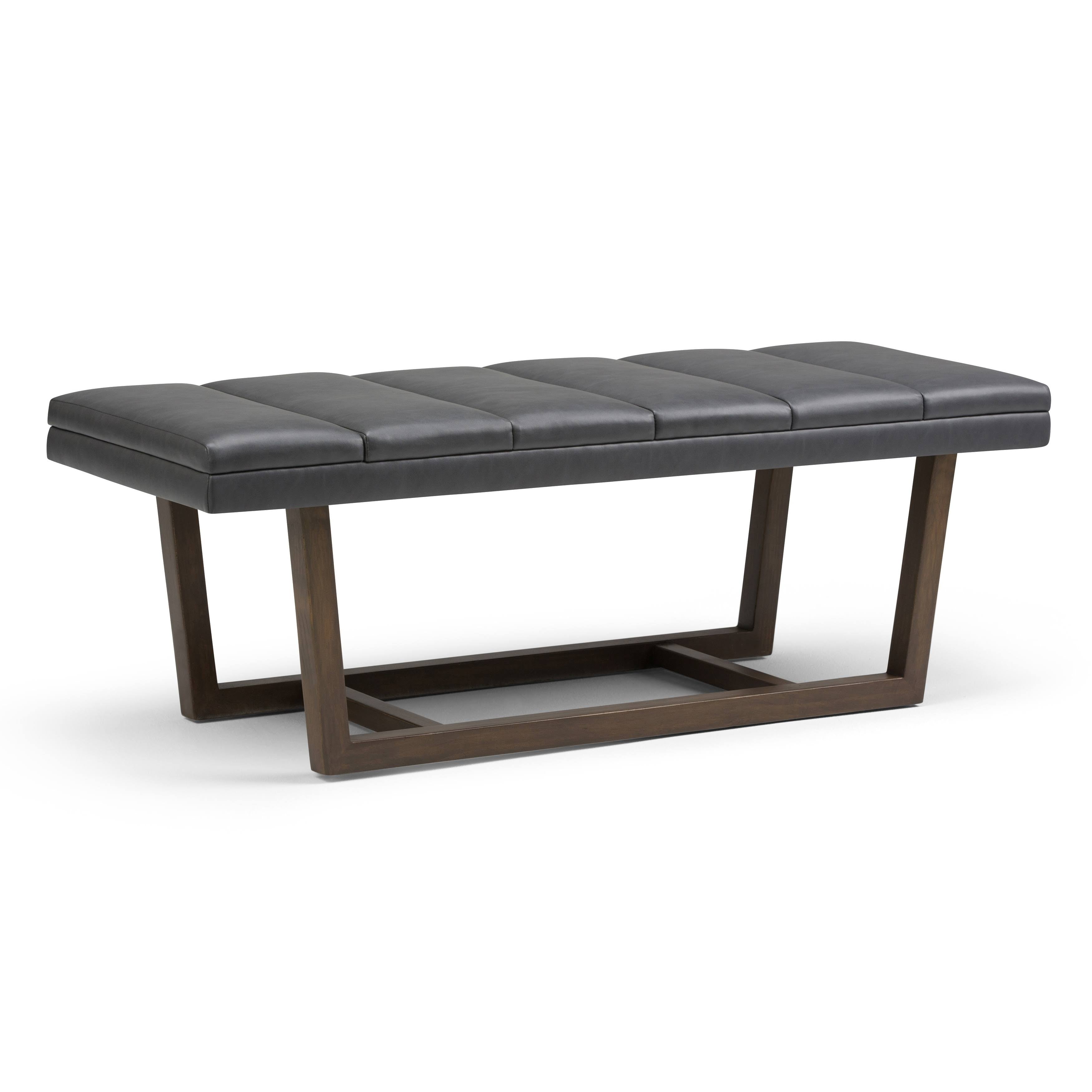 Stone Grey Ottoman Bench H3805
