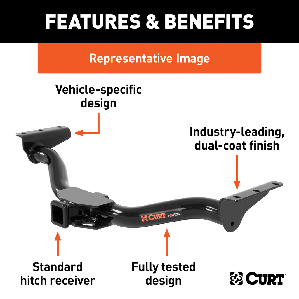 Class 3 Trailer Hitch with Installation Hardware S865