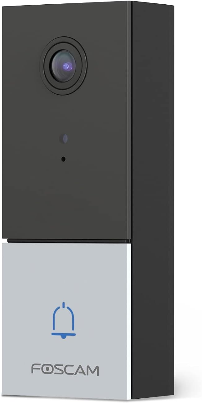 2K/4MP Video Doorbell Camera, 2-Way Audio, Night Vision, IP65 Hardwired E85496