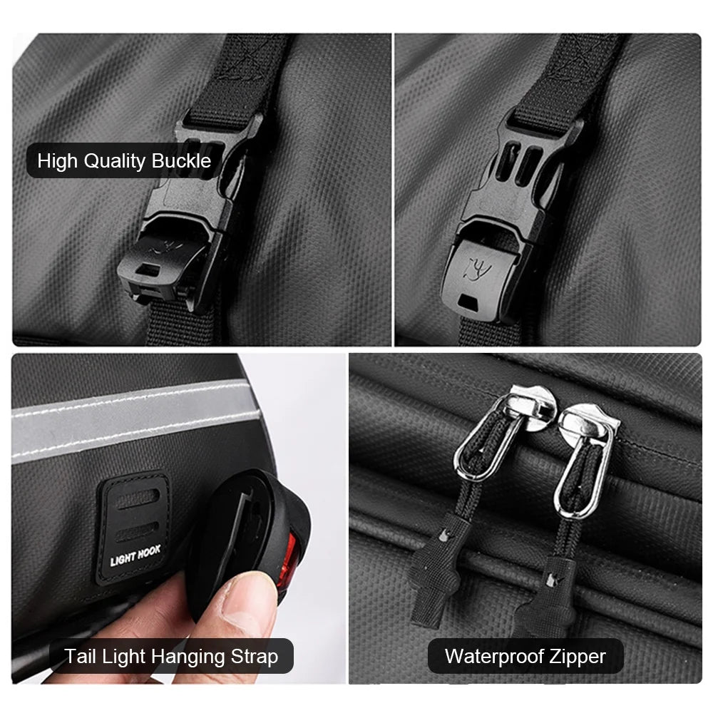 Waterproof Polyester Bicycle Rear Seat Bag O22420