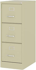 Black 3 Drawer Vertical Metal File Cabinet P67405