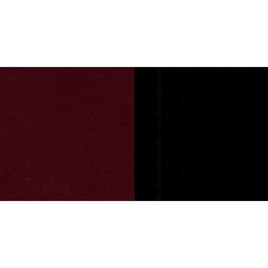 Burgundy Vinyl Metal Chair A935