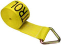 4 Inch x 30 Foot Yellow Winch Straps with D-Ring 10 Pack E82238