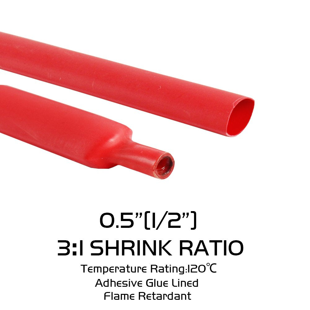 1/2in Diameter 45ft Polyolefin Heat Shrink Tubing V930471