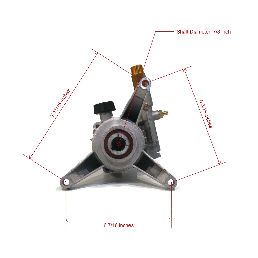 Power Pressure Washer 7/8" Shaft Pump D907