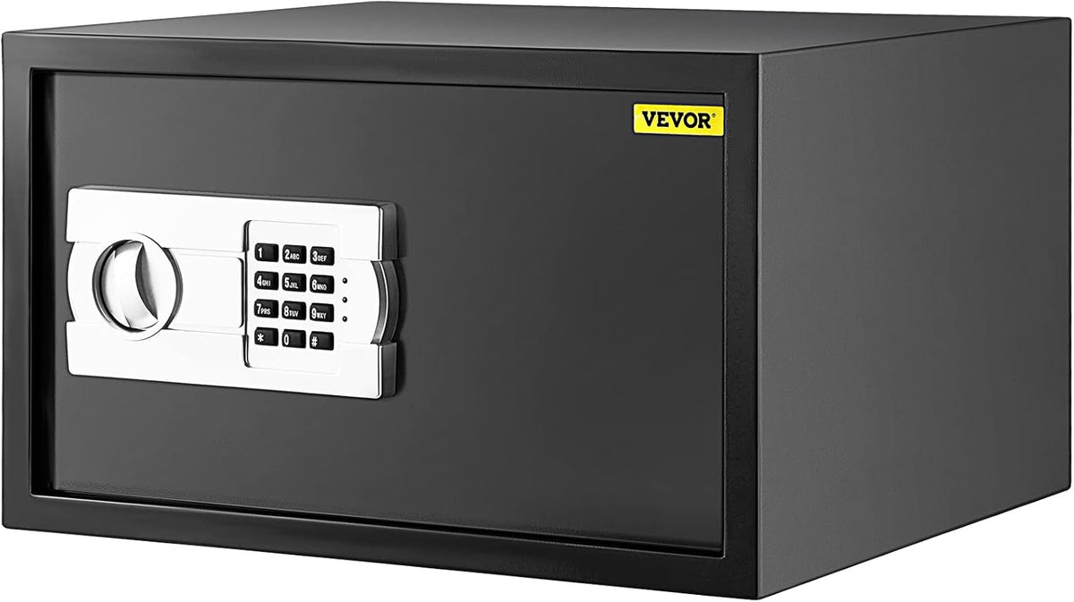 0.8 Cubic Feet Carbon Steel Digital Safe Box with Two Keys W545347